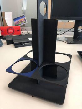 imagem do arquivo vetor para download Caddy de Café para 4 Copos