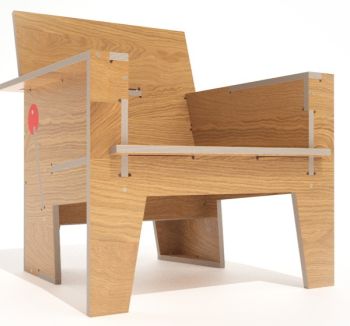 imagem do arquivo vetor para download Cadeira de Lounge