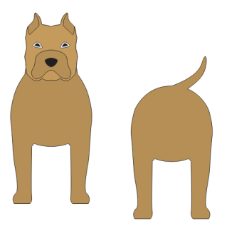 imagem do arquivo vetor para download Caixa cão American Staffordshire Terrier