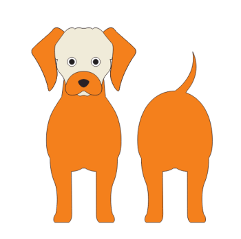 imagem do arquivo vetor para download Caixa cão Pomchi