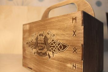 imagem do arquivo vetor para download Caixa de Cerveja Viking