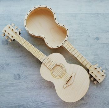 imagem do arquivo vetor para download Caixa de Guitarra em 3D