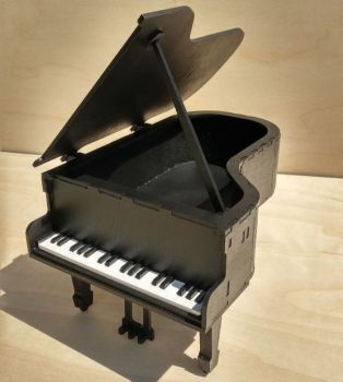 imagem do arquivo vetor para download Caixa de Música de Piano
