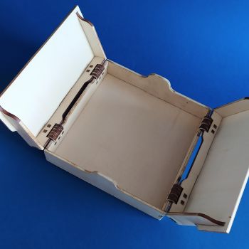 imagem do arquivo vetor para download Caixa de corte a laser com tampa articulada