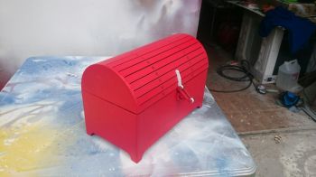 imagem do arquivo vetor para download Caixa do Tesouro Para Corte a Laser