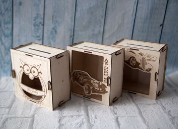 imagem do arquivo vetor para download Caixinhas temáticas