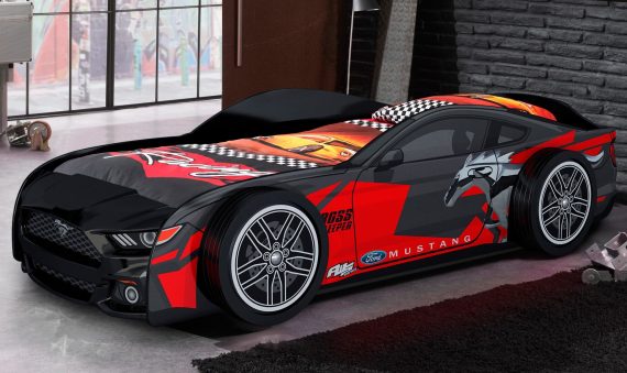 imagem do arquivo vetor para download Cama de Carro em Madeira