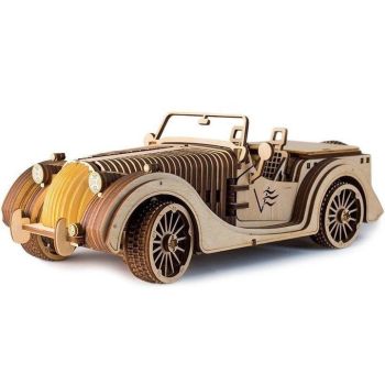 imagem do arquivo vetor para download Carro Clássico Roadster Toy 3D Puzzle