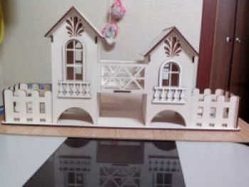 imagem do arquivo vetor para download Modelo de Montagem da Casa