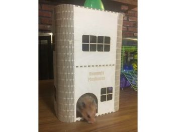imagem do arquivo vetor para download Casa de hamster cortada a laser