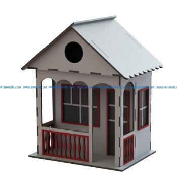 imagem do arquivo vetor para download Casa de pássaros