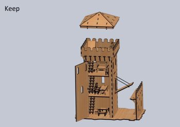 imagem do arquivo vetor para download Castelo Sitiado Brinquedos para Crianças