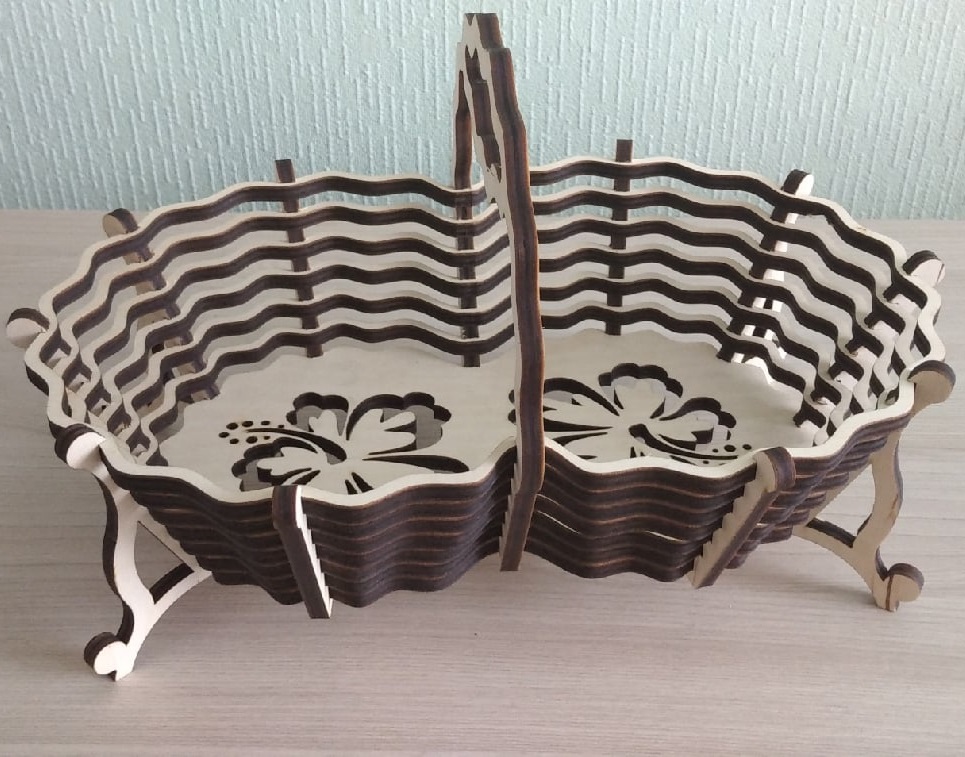 imagem do arquivo vetor para download Cesta de Doces com Alça