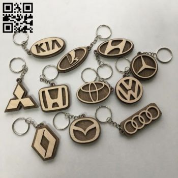 imagem do arquivo vetor para download Chaveiro logotipo de carros