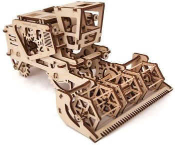 imagem do arquivo vetor para download Colheitadeira de Brinquedo em Madeira
