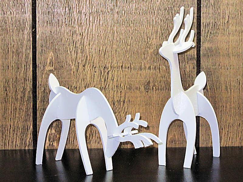 imagem do arquivo vetor para download Decoração de Mesa em Forma de Veado