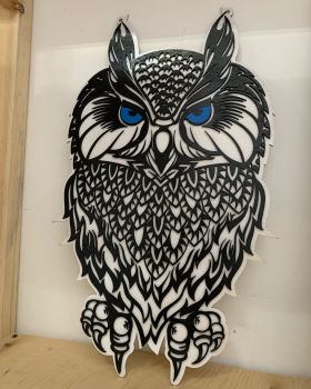 imagem do arquivo vetor para download Decoração de Parede com Corujas