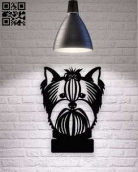 imagem do arquivo vetor para download Decoração de parede de cachorro