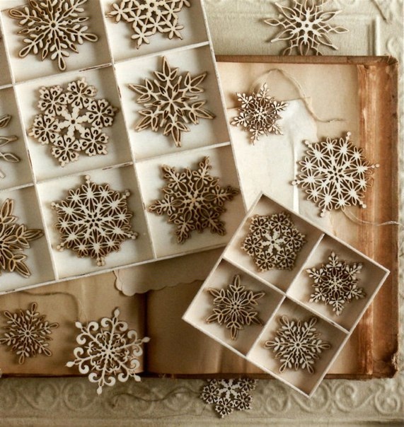 imagem do arquivo vetor para download Decorações Natalina Flocos de Neve