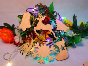imagem do arquivo vetor para download Decorações de Natal para Árvore