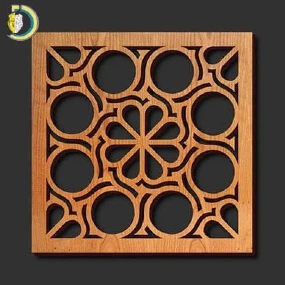 imagem do arquivo vetor para download Descanso de Panela de Círculos de Flores