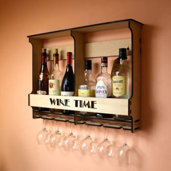 imagem do arquivo vetor para download Desenho de Prateleira para Vinhos