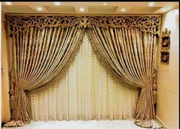 imagem do arquivo vetor para download Design de Borda de Cortina Decorativa