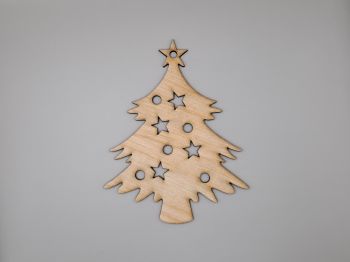 imagem do arquivo vetor para download Enfeites de Natal em Formato de Sino em Madeira