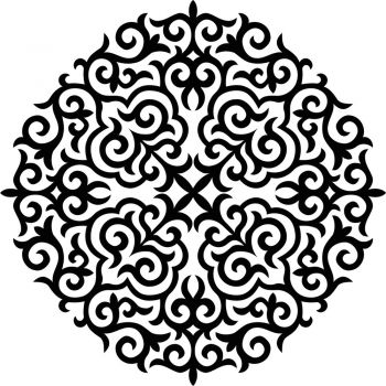 imagem do arquivo vetor para download Estêncil de Ornamento