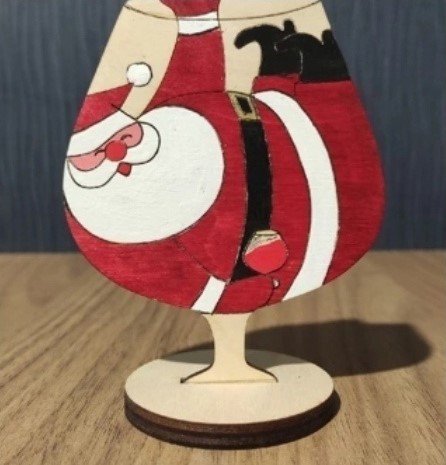 imagem do arquivo vetor para download Gnomo de Papai Noel