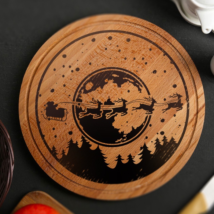 imagem do arquivo vetor para download Gravação a Laser de Decoração Natalina