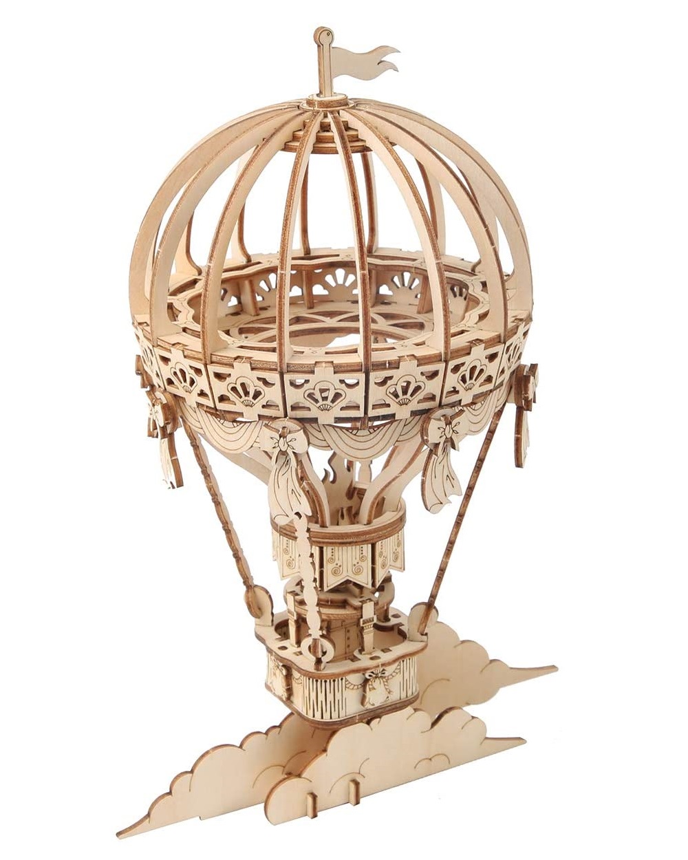 imagem do arquivo vetor para download Kit de Artesanato de Balão de Ar Quente 3D