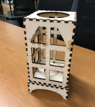imagem do arquivo vetor para download Lanterna para Vela Tealight
