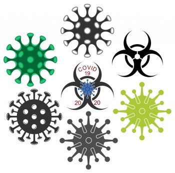 imagem do arquivo vetor para download Logotipo do Coronavírus