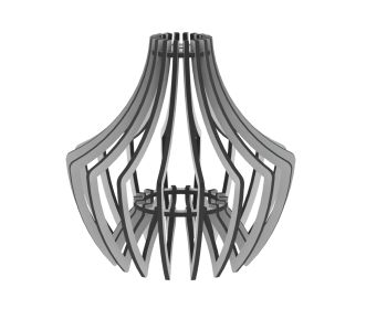 imagem do arquivo vetor para download Luminária 12 para Corte a Laser