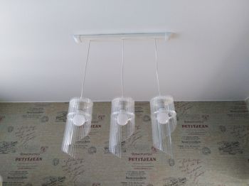 imagem do arquivo vetor para download Luminária Pendente de Luz Cortada a Laser