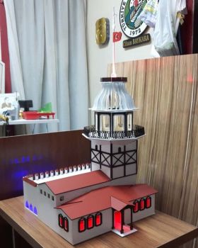 imagem do arquivo vetor para download Luminária Torre das Donzelas de Istambul