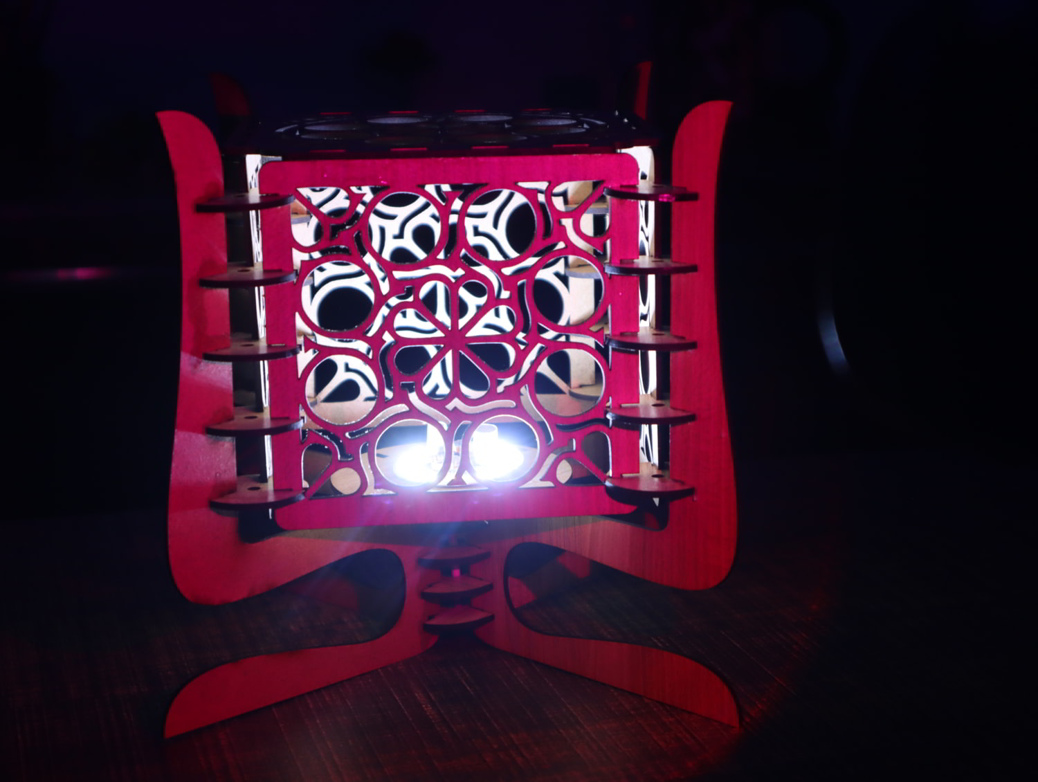 imagem do arquivo vetor para download Luminária de Madeira 3mm