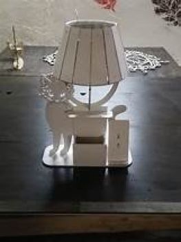 imagem do arquivo vetor para download Luminária de Mesa de Gato