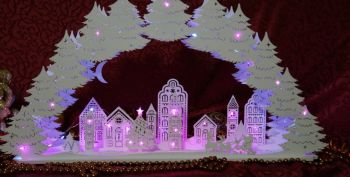 imagem do arquivo vetor para download Luminária de Natal e Ano Novo