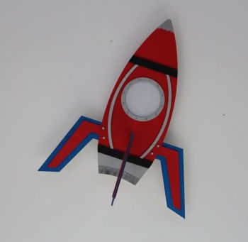 imagem do arquivo vetor para download Luminária de Teto Foguete