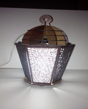 imagem do arquivo vetor para download Luminária de Teto Vintage