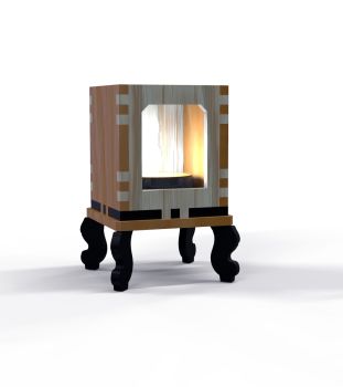imagem do arquivo vetor para download Luminária de Vela de Corte a Laser