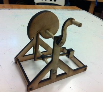 imagem do arquivo vetor para download Martelo Cam de Leonardo da Vinci