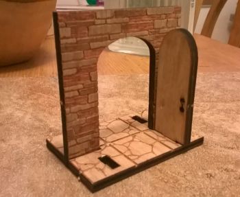 imagem do arquivo vetor para download Mini Portas em Miniatura