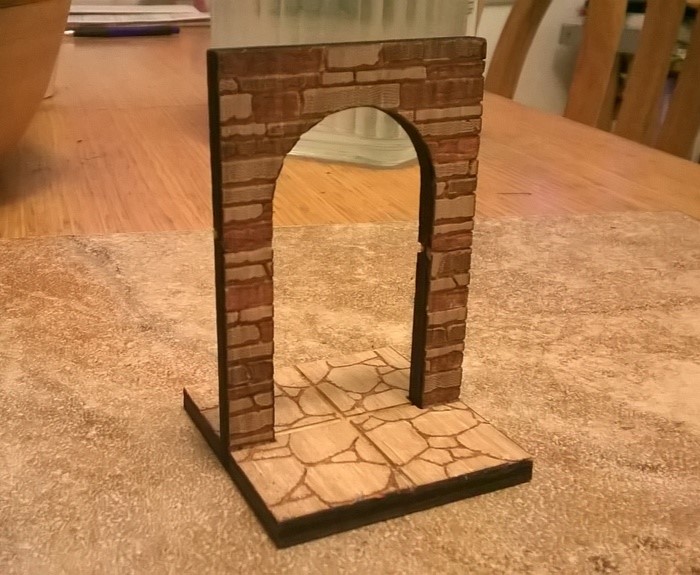 imagem do arquivo vetor para download Mini Portas em Miniatura