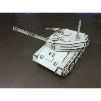 imagem do arquivo vetor para download Modelo 3D de Quebra Cabeça de Tanque
