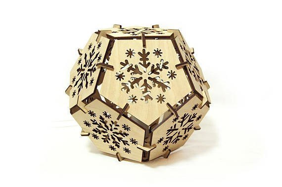 imagem do arquivo vetor para download Modelo de Luminária de Cabeceira em Forma 3D
