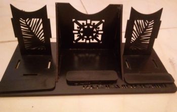 imagem do arquivo vetor para download Modelo de Porta Lápis Cortado a Laser