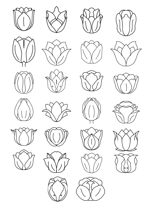 imagem do arquivo vetor para download Modelo de logotipo de flores